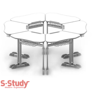 Bàn học sinh hình thang S-study ergonomic (4)